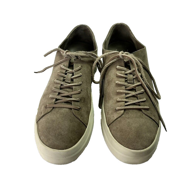 Vince Sneakers Mens 11.5M Brown Suede Leather Casual Shoes Lace Up Lined main image 12